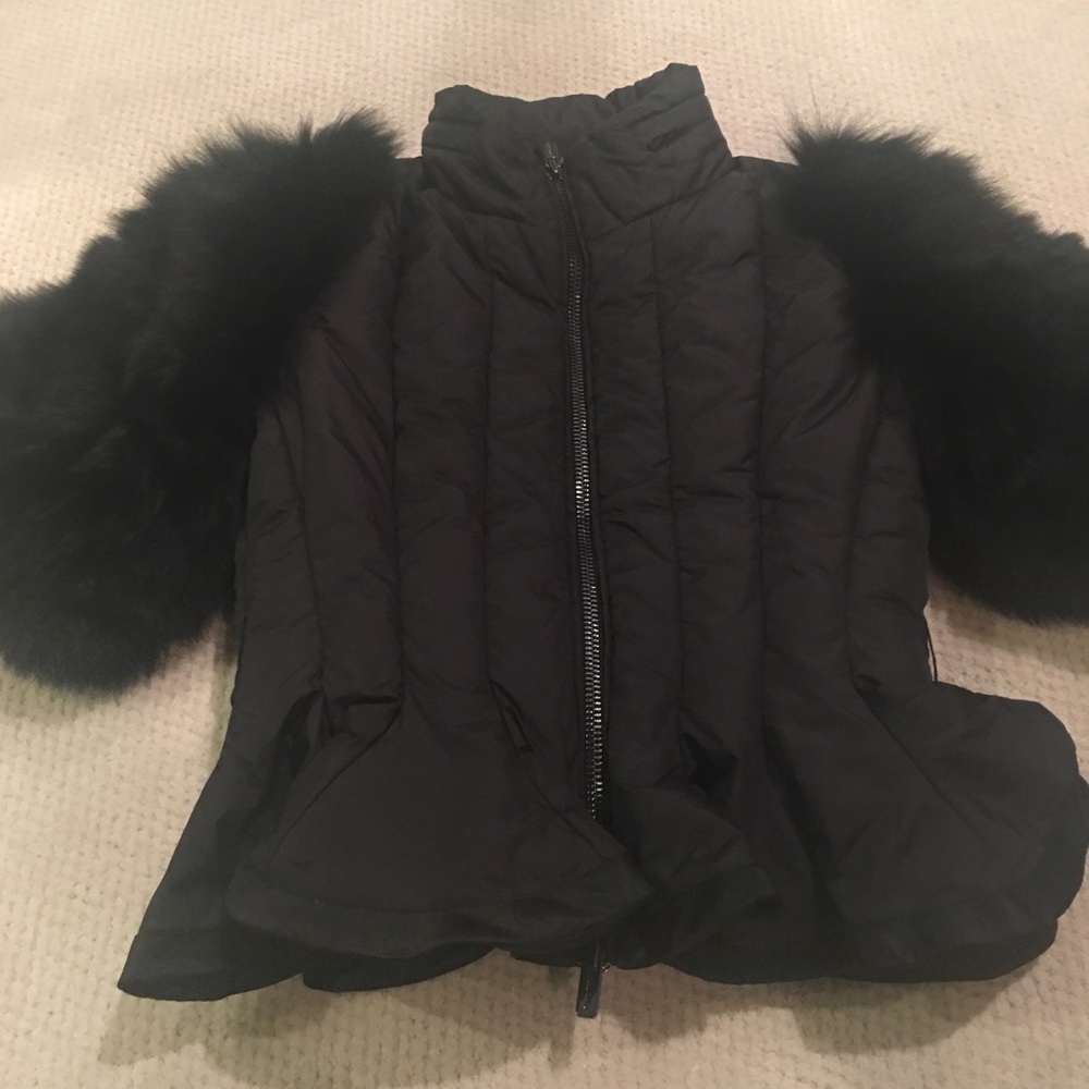 MiuMiu Goose Down and Fur Coat